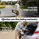 Electric Scooter 180W 18KM/H Foldable Height Adjustable Portable Riding Commuter Teens Adults