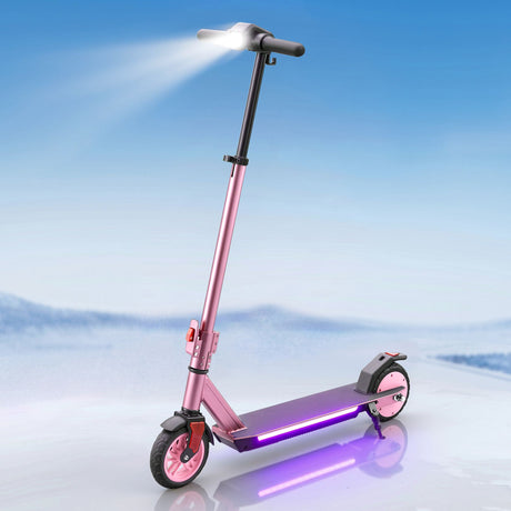 Electric Scooter 180W 18KM/H Adjustable Portable Foldable Height Riding Commuter Teens Adults