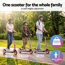 Electric Scooter 180W 18KM/H Adjustable Portable Foldable Height Riding Commuter Teens Adults