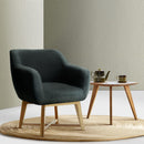 Artiss Armchair Tub Chair Charcoal Aston