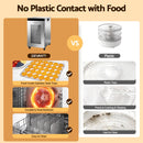 Devanti Food Dehydrator Stainless Steel Fruit Dryer 16 Tray Silver