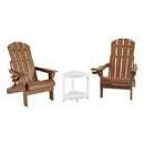 Gardeon Outdoor Table and Chairs HDPE Folding Adirondack Beach Chair Patio Furniture