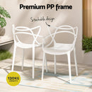 Gardeon 5PCS Outdoor Dining Set Table and Chairs Patio Garden Furniture Entwine