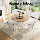 Gardeon 7PCS Outdoor Dining Set Table and Chairs Patio Garden Furniture Steel