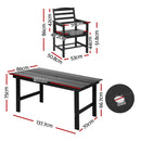 Gardeon 7 Piece Outdoor Dining Set Patio HDPE Table and Chairs Garden Furniture