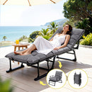 Gardeon 3-in-1 Sun Lounger Folding Camping Chair Adjustable Recliner Patio Furniture for Office Nap, Poolside