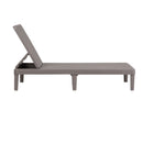 Gardeon Sun Lounge Adjustable Lounger Patio Outdoor Furniture Lightweight Brown