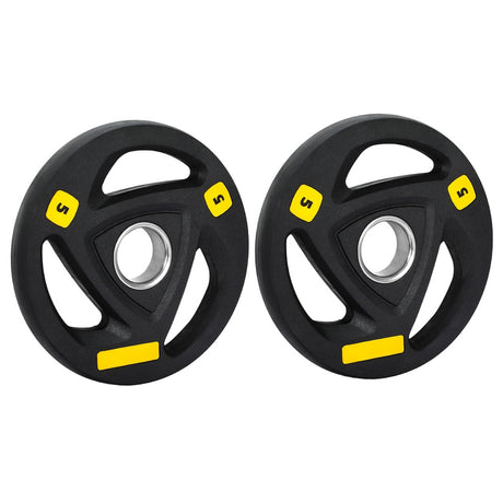 Everfit Weight Plates Standard 5kgx2 Dumbbells Barbells Plate Weight Lifting Home