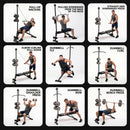 Everfit Adjustable Weight Bench Foldable Multi-Function Weight Bench