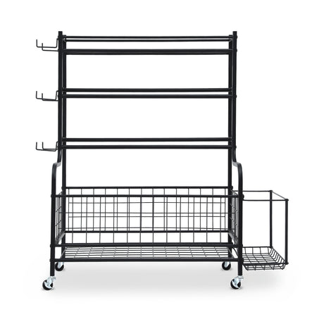Everfit Dumbbell Rack Weight Rack for Dumbbells Home Gym Storage Black