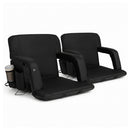 Artiss 2X Floor Lounge Sofa Bed With Armrest Heated Cushion