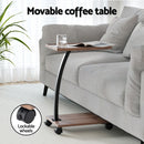 Artiss Floor Lounge & Coffee Table Set, Adjustable Recliner End Table w/ Wheels