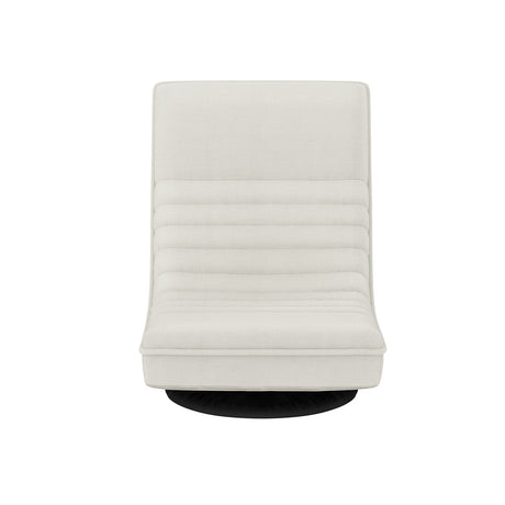 Artiss 4XFloor Chair Lounge Sofa Swivel Foldable Linen White
