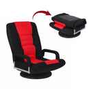 Artiss Floor Gaming Chair with 360 Swivel, 6-Position Backrest for Gaming