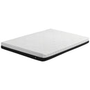 Giselle 18cm King Memory Foam Mattress Dual Feel Reversible Charcoal Foam