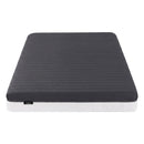 Giselle 18cm Single Memory Foam Mattress Dual Feel Reversible Charcoal Foam
