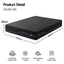 Giselle Double Cooling Memory Foam Mattress Medium Firm with Gel Comfort 30cm