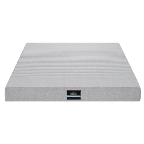 Giselle Bedding Cool Gel Memory Foam Mattress Charcoal 7-Zone Washable Bamboo Cover 15cm Queen