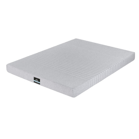 Giselle Bedding Cool Gel Memory Foam Mattress Charcoal 7-Zone Washable Bamboo Cover 15cm Queen