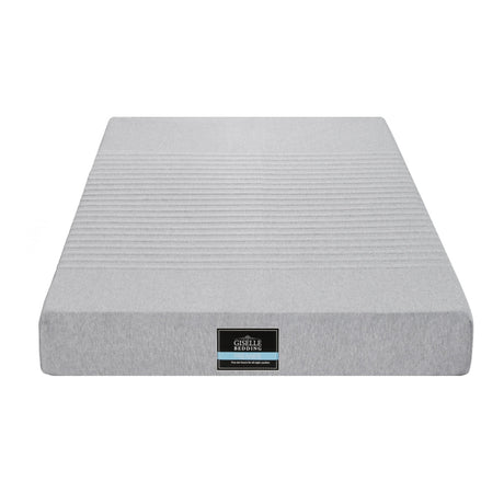 Giselle Bedding Cool Gel Memory Foam Mattress Charcoal 7-Zone Washable Bamboo Cover 15cm Single