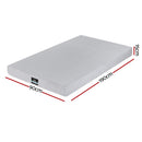 Giselle Bedding Cool Gel Memory Foam Mattress Charcoal 7-Zone Washable Bamboo Cover 15cm Single