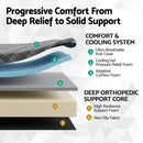 Giselle 25cm Double Memory Foam Mattress Gel Infused Foam Removable Cover