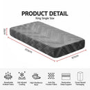 Giselle 25cm King Single Memory Foam Mattress Gel Infused Foam Removable Cover