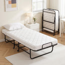 ARTISS Folding Bed with Mattress, Portable Rollaway 150kg Capacity 190CM