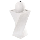 Gardeon Solar Fountain Water Feature Bird Bath Outdoor Garden LED Lights Ball 85CM