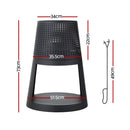 Grillz Fire Pit Deep Bowl Iron Outdoor Fireplace