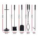 Grillz Fire Pit Tool Set 5 PCS