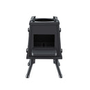 Grillz Fire Pit BBQ Portable Outdoor Fireplace Metal Camping Stove for Boiling Water, BBQ, Picnics