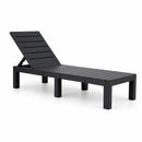 Gardeon Sun Lounge Outdoor Folding Recliner Patio Pool Beach Chair Slatted Black