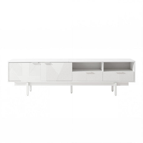 Artiss TV Unit Entertainment Unit Storage Cabinet Drawer 200cm White