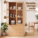 Artiss Buffet Sideboard Cabinets X2 180cm Hutch Storage Kitchen Drawer Door Wood