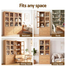 Artiss Buffet Sideboard Cabinets X2 180cm Hutch Storage Kitchen Drawer Door Wood