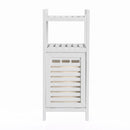 Artiss Bathroom Storage Cabinet Tilt Out Laundry Hamper Tall Organiser White