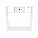 Artiss Console Table Entryway Hallway Sofa Side Table Drawer Shelf 100CM White