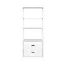 Artiss Bookshelf Display Shelf 2 Drawers 152CM White