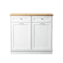 Artiss Buffet Sideboard Cabinet Kitchen Tilt Out Bin Holder Storage Cupboard