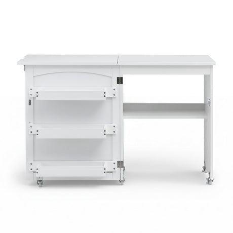 Artiss Folding Sewing Table Sewing Machine Desk Multi-functional Rolling Work Table Craft Station