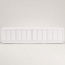 Artiss 180cm TV Unit Entertainment Cabinet Fluted Style Cable Management White