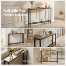 Artiss Console Table Entryway Hallway Display Desk Charging Station Wood