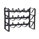 Artiss 3-Tier Wine Rack Metal Freestanding 12 Bottles Modular Countertop Wine Display Shelf Black