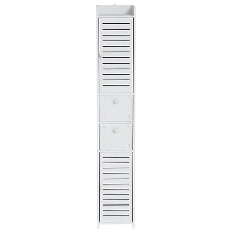 Artiss 2X Bathroom Toilet Storage Cabinet Laundry Tallboy Cupboard