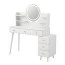 Artiss Dressing Table Vanity Desk LED Charging Station White