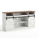 Artiss Buffet Sideboard Cabinet 150cm 3-Tier Kitchen Storage Sliding Doors White