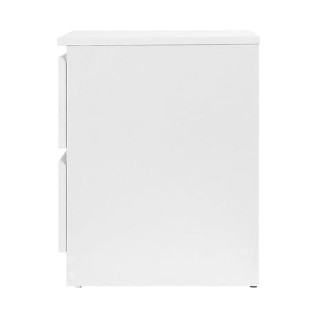Artiss Bedside Table 2 Drawers - PEPE White