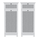 Artiss 2X Laundry Hamper Cabinet Bathroom Storage White Rattan