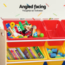 Keezi Kids Toy Box 12 Bins Bookshelf Organiser Children Storage Rack
